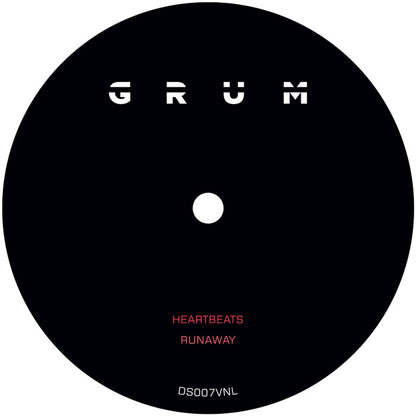 GRUM - Heartbeats [12 Inch Red Vinyl, Deep State Records, Side A]