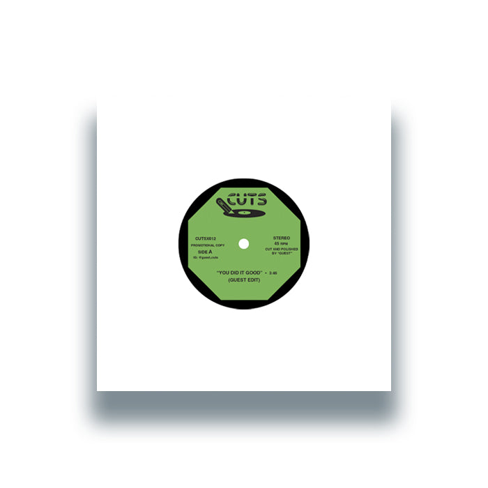 GUEST - GUEST MINI-EDITS No.8 [7 Inch Vinyl, CUTS Records, Front Cover]