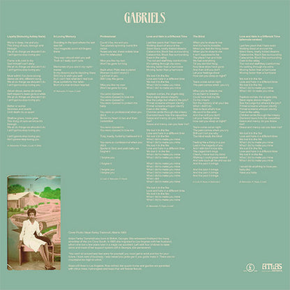 Gabriels - Love and Hate in a Different Time - 12" Vinyl, Picture Sleeve Insert