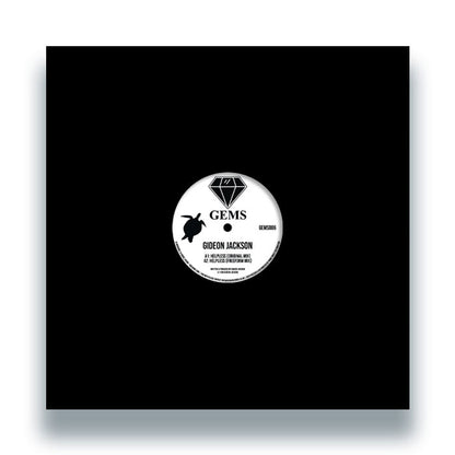 Gideon Jackson - Helpless / Sales In The Wind [12 Inch Vinyl, GEMS Records, Front Cover]