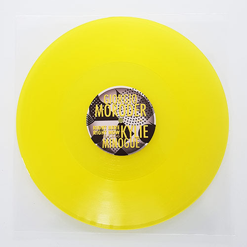 Giorgio Moroder feat. Kylie Minogue - Right Here Right Now [12 Inch Yellow Vinyl, Good For You Records]
