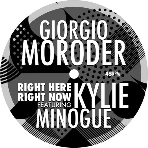 Giorgio Moroder feat. Kylie Minogue - Right Here Right Now [12 Inch Yellow Vinyl, Good For You Records, Side A]
