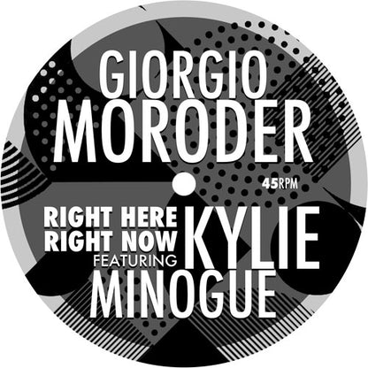 Giorgio Moroder feat. Kylie Minogue - Right Here Right Now [12 Inch Yellow Vinyl, Good For You Records, Side A]