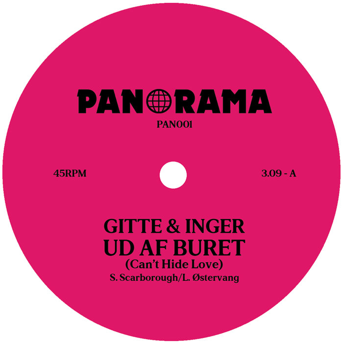 Gitte & Inger - Ud Af Buret (Can't Hide Love) [7 Inch Vinyl, Panorama Records, Side A]