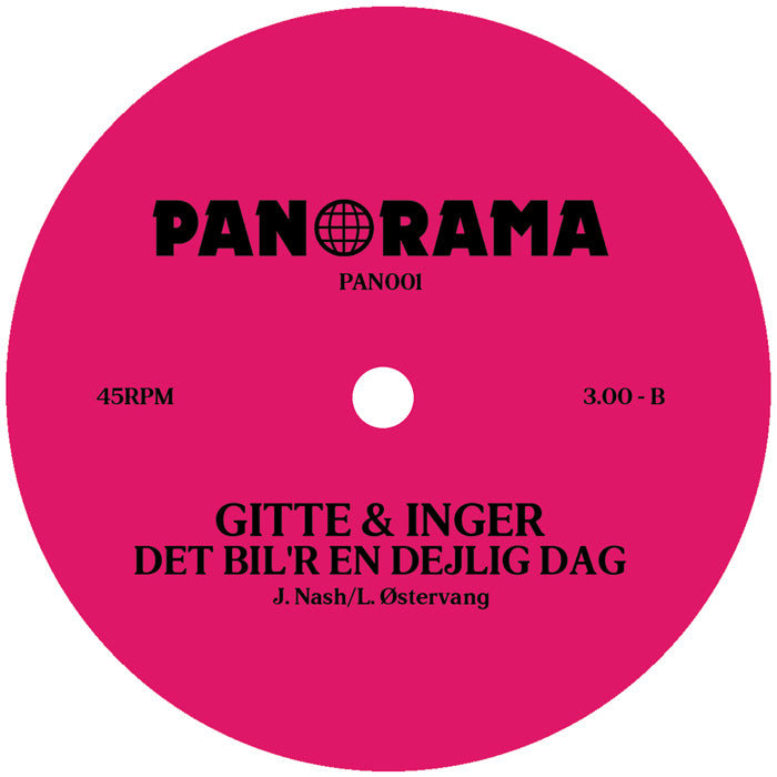 Gitte & Inger - Ud Af Buret (Can't Hide Love) [7 Inch Vinyl, Panorama Records, Side B]