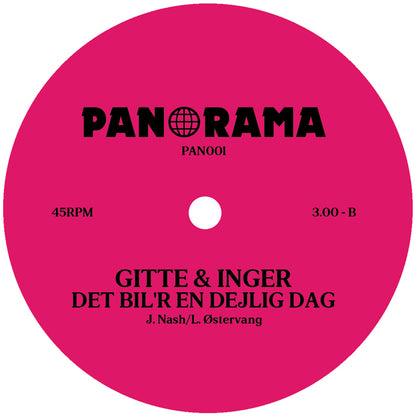Gitte & Inger - Ud Af Buret (Can't Hide Love) [7 Inch Vinyl, Panorama Records, Side B]