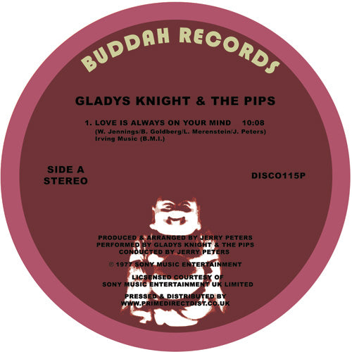 Gladys Knight & The Pips - Love Is Always on Your Mind / Bourgie Bourgie - 12" Vinyl, Side A