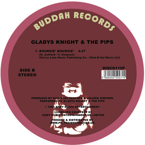 Gladys Knight & The Pips - Love Is Always on Your Mind / Bourgie Bourgie - 12" Vinyl, Side B