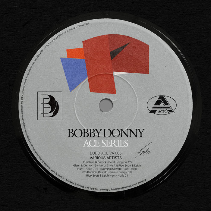 Glenn & Derrick, Rico Scott, Leigh Hunt, Dominic Oswald - BODO-ACE VA 005 [12 Inch Vinyl, Bobby Donny, Side A]
