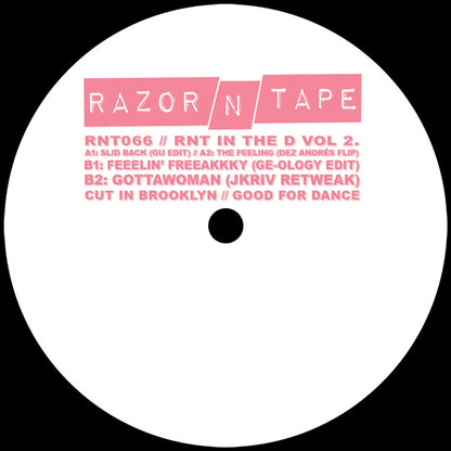 Glenn Underground, Dez Andrés, GE-OLOGY, JKriv – RNT In The D Vol. 2 [12 Inch Vinyl, Razor-N-Tape Records, Side A]