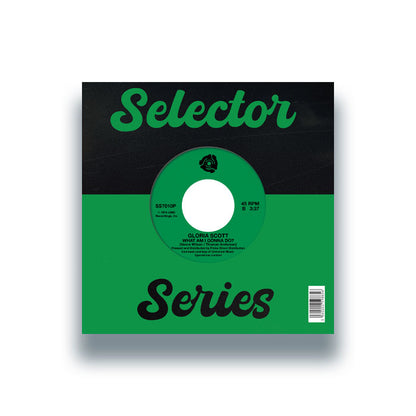 Gloria Scott - (A Case Of) Too Much Lovemakin' / What Am I Gonna Do [7 Inch Vinyl, Selector Series Records, Back Cover]