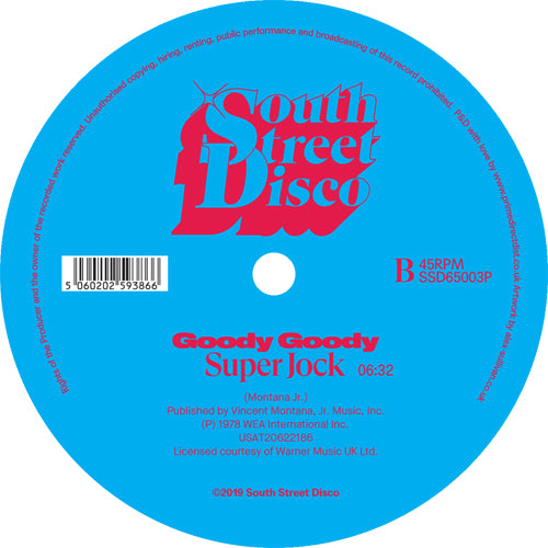 Goody Goody - It Looks Like Love / Super Jock [12 Inch Vinyl, South Street Disco, Side B]
