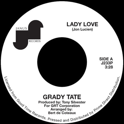 Grady Tate - Lady Love / Moondance - RSD 2026 [7 Inch Vinyl, Janus Records, Record Store Day 2026, Side A]