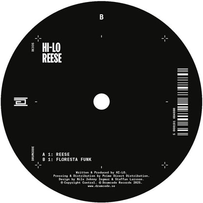 HI-LO - Reese [12 Inch Vinyl, Drumcode Records, Side B]