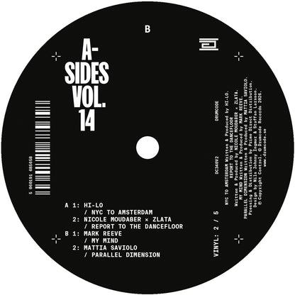 HI-LO, Nicole Moudaber & ZLATA, Mark Reeve, Mattia Saviolo – A-Sides Vol. 14 V2 [12 Inch Vinyl, Drumcode Records, Side B]