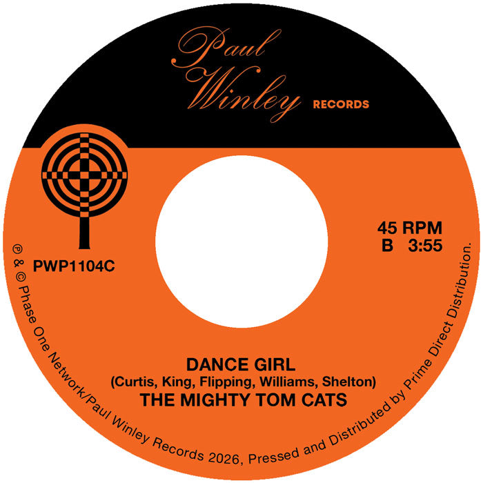 Harlem Underground Band / The Mighty Tom Cats - Smokin’ Cheeba-Cheeba / Dance Girl - RSD 2026 [7 Inch Vinyl, Record Store Day 2026, Paul Winley Records, Side B]