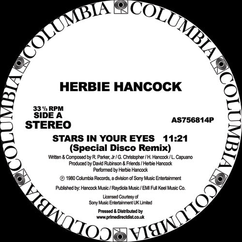 Herbie Hancock - Stars in Your Eyes / Saturday Night [12 Inch Vinyl, Columbia, Side A]