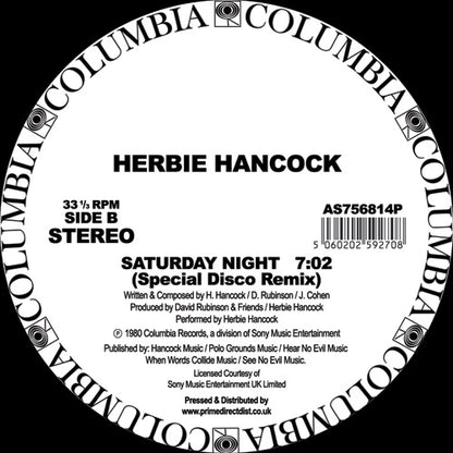 Herbie Hancock - Stars in Your Eyes / Saturday Night [12 Inch Vinyl, Columbia, Side B]