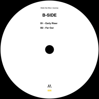 Hidde van Wee - Journey - 12" Vinyl - Side B