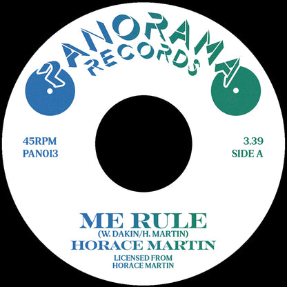 Horace Martin / Prince Huntly - Me Rule [7 Inch Vinyl, Panorama Records, Side A]
