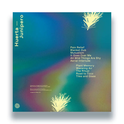Huerta - Junipero [12" Vinyl LP, Voyage Records, Back Cover]