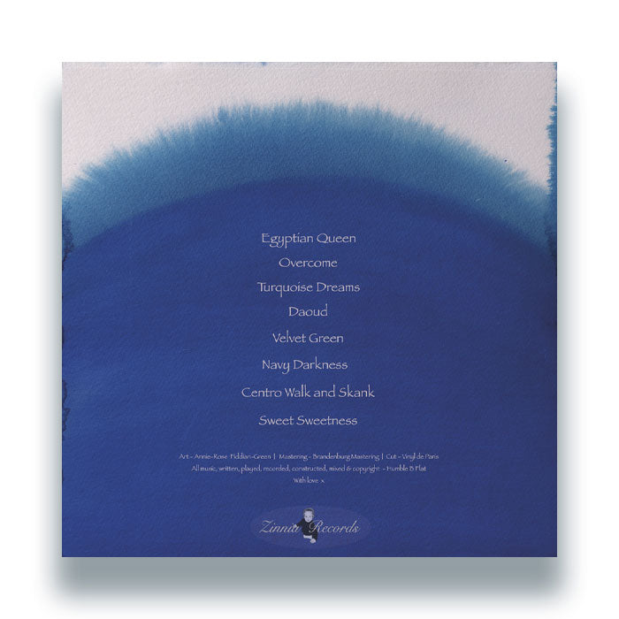 Humble B Flat - Indigo Blues [2x12 Inch Vinyl, Double LP, Zinnia Records, Back Cover]