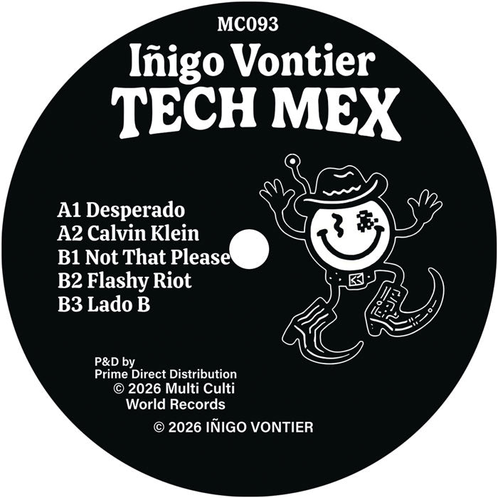 Iñigo Vontier - Tech Mex [12 Inch Vinyl, Multi Culti Records, Side A]