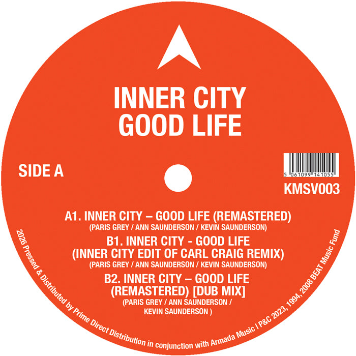 Inner City - Good Life [12 Inch Vinyl, KMS Records, Side A]
