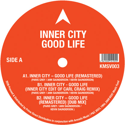Inner City - Good Life [12 Inch Vinyl, KMS Records, Side A]