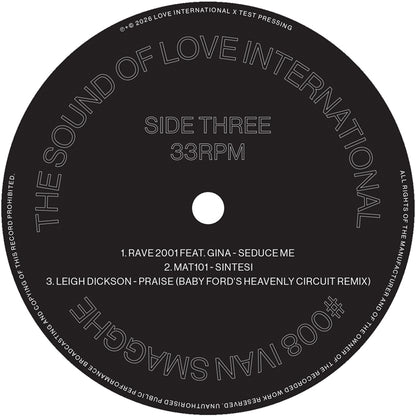 Ivan Smagghe presents…The Sound of Love International #008 [2x12 Inch Vinyl, Double LP, Transparent Green Vinyl, Love International X Test Pressing, Side Three]