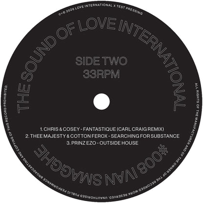 Ivan Smagghe presents…The Sound of Love International #008 [2x12 Inch Vinyl, Double LP, Transparent Green Vinyl, Love International X Test Pressing, Side Two]