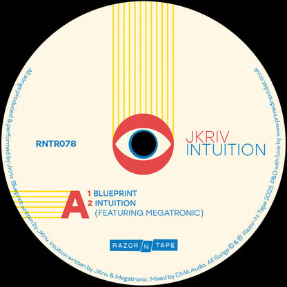 JKriv Featuring Megatronic / Pahua - Intuition EP - 12" Vinyl, Side A