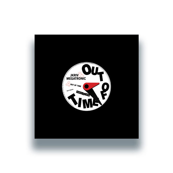 JKriv & Megatronic - Out of Time [7 Inch Vinyl, Razor-N-Tape 45, Front Cover]