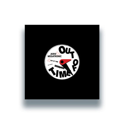 JKriv & Megatronic - Out of Time [7 Inch Vinyl, Razor-N-Tape 45, Front Cover]