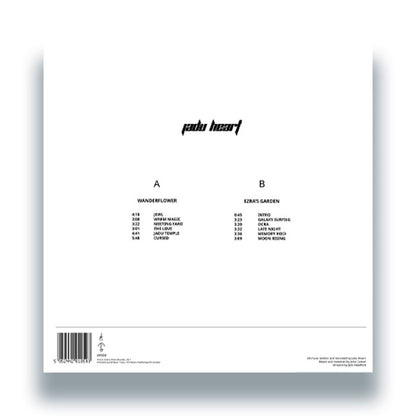 Jadu Heart - Wanderflower / Ezra's Garden [12 Inch Vinyl LP, Anchor Point Records, Back Cover]