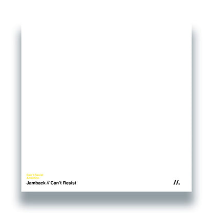 Jamback - Can't Resist [12" Vinyl, Homegrown Records, Back Cover]