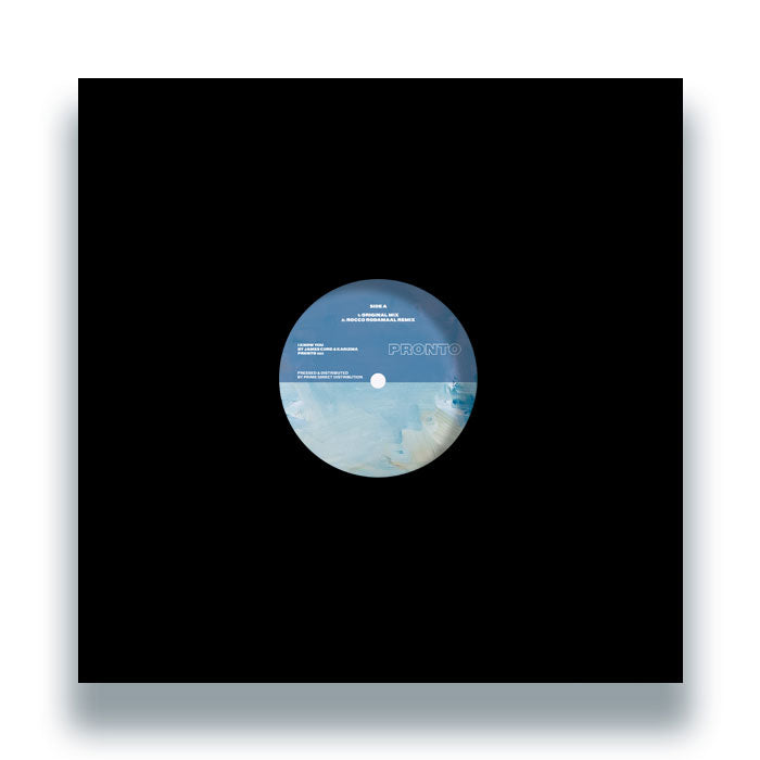 James Curd & Karizma - I Know You [12 Inch Vinyl, PRONTO Records, Front Cover]