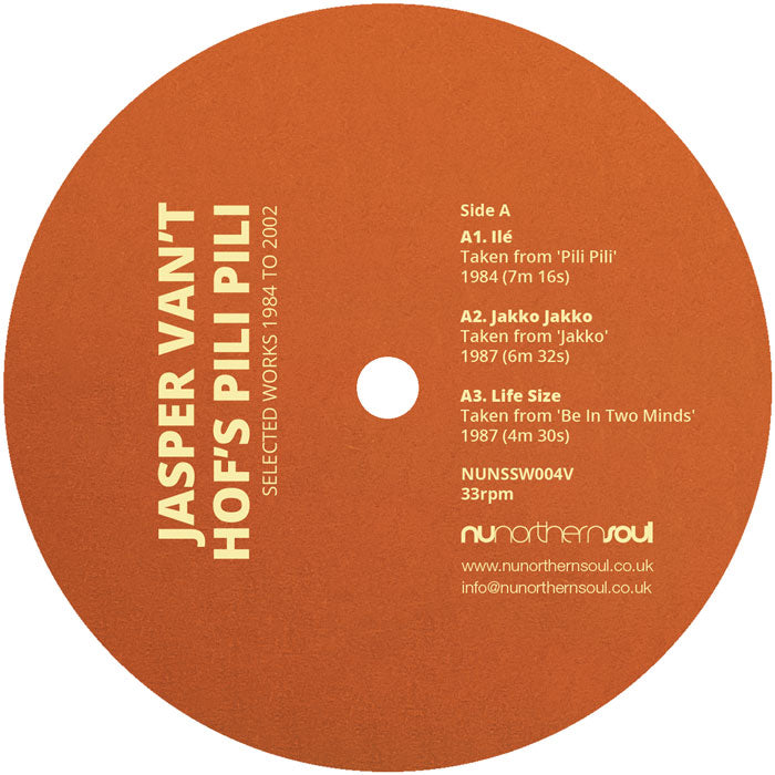 Jasper Van’t Hof’s Pili Pili - Selected Works 1984 to 2002 [12 Inch Vinyl LP, NuNorthern Soul, Side A]