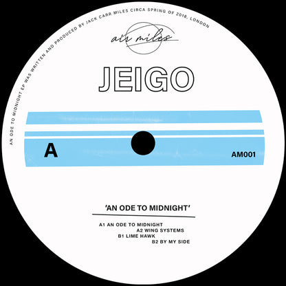 Jeigo - An Ode To Midnight [12 Inch Vinyl, Air Miles, Side A]