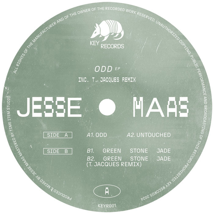Jesse Maas - ODD EP - 12" Vinyl, A Side