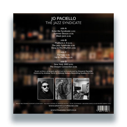 Jo Paciello - The Jazz Syndicate - 12" Vinyl, Double LP, Back Cover