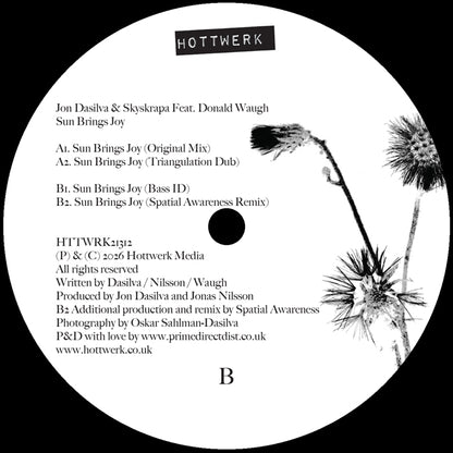 Jon Dasilva & Skyskrapa Feat. Donald Waugh - Sun Brings Joy [12 Inch Vinyl, Hottwerk Records, Side B]