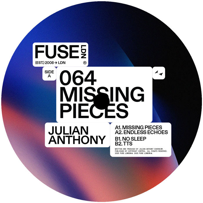 Julian Anthony - Missing Pieces EP [12 Inch Vinyl, FUSE London, Side A]
