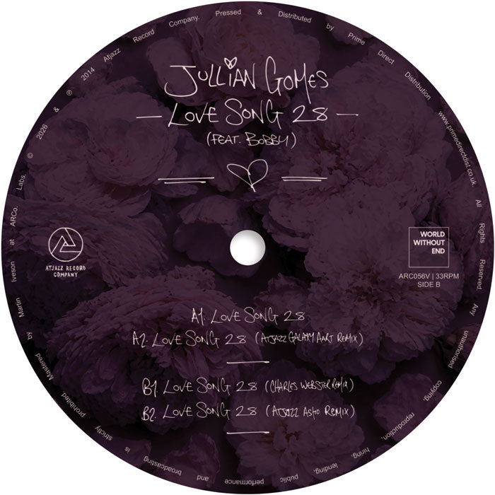Jullian Gomes - Love Song 28 (feat Bobby) [12 Inch Vinyl, Atjazz Record Company, Side B]
