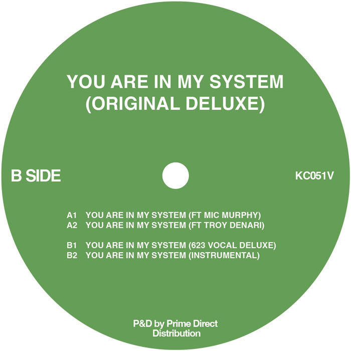 Kerri Chandler - You Are In My System (Original Deluxe) [12 Inch Vinyl, Side B]