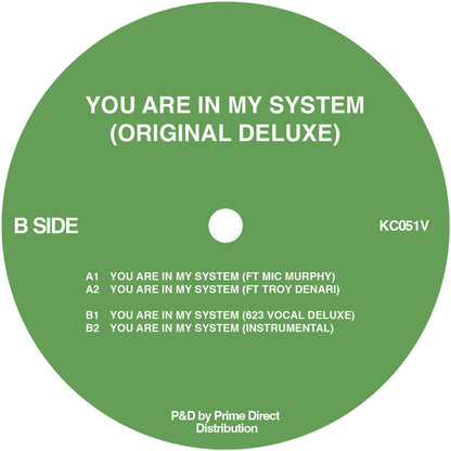 Kerri Chandler - You Are In My System (Original Deluxe) [12 Inch Vinyl, Side B]