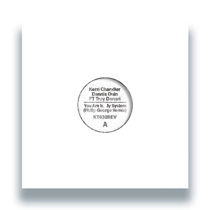 Kerri Chandler & Dennis Quin (feat. Troy Denari) - You Are In My System (Philip George Remix) [12 Inch Vinyl, Kaoz Theory, Front Cover]