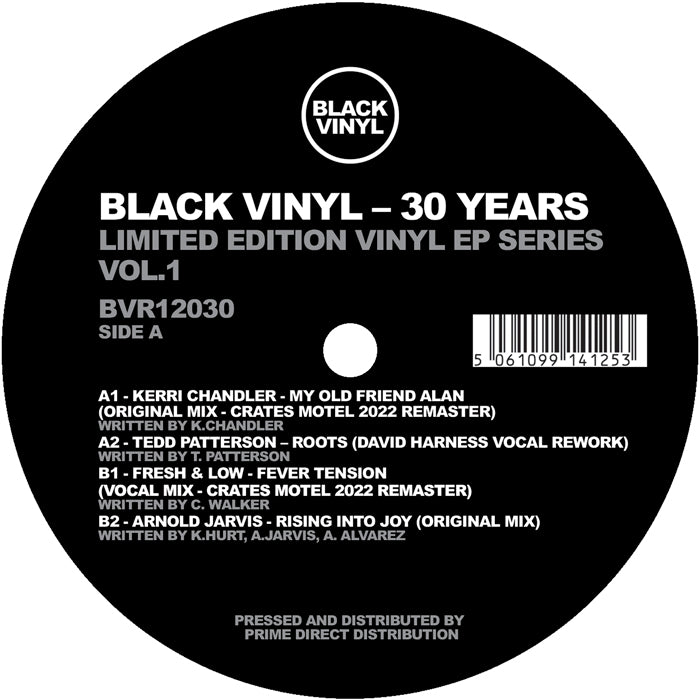Kerri Chandler / Tedd Patterson / Fresh & Low / Arnold Jarvis - Black Vinyl 30 Years [12 Inch Vinyl, Black Vinyl Records, Side A]