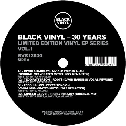Kerri Chandler / Tedd Patterson / Fresh & Low / Arnold Jarvis - Black Vinyl 30 Years [12 Inch Vinyl, Black Vinyl Records, Side A]