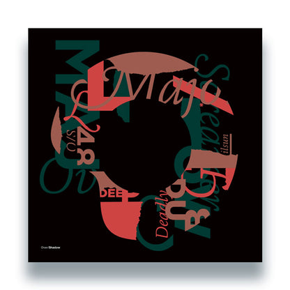 LMajor - Deep Deadly Dub [12 Inch Vinyl, Over/Shadow Records, Back Cover]